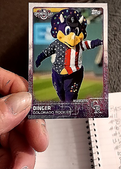 2015 Topps Opening Day #M-10 Dinger — front