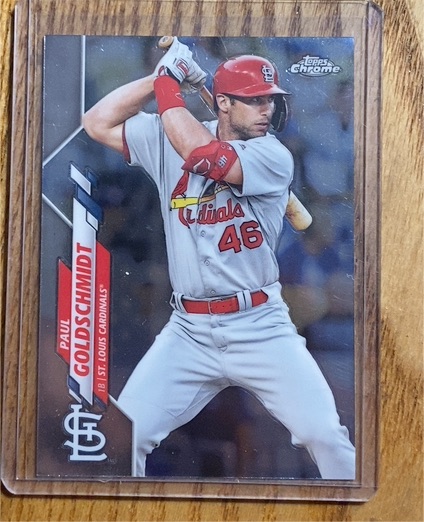 2020 Topps Chrome #89 Paul Goldschmidt — front