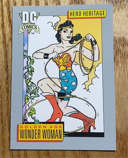 1991 Impel DC Comics #19 Golden Age Wonder Woman — front