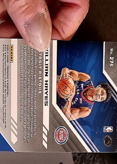 2020-21 Panini Chronicles XR #276 Killian Hayes — back
