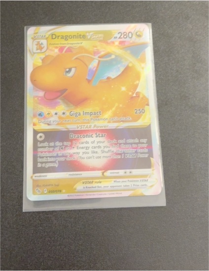 2022 Pokémon GO #050 Dragonite VSTAR — front