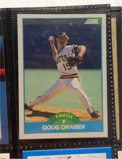 1989 Score #117 Doug Drabek — front