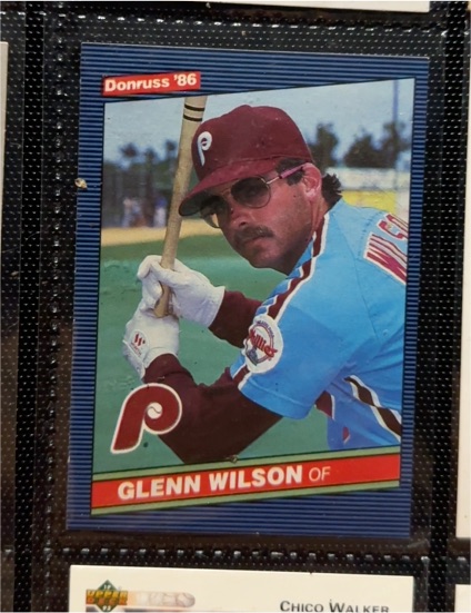 1986 Donruss #285 Glenn Wilson — front