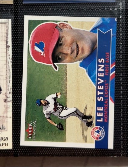 2001 Fleer Tradition #259 Lee Stevens — front