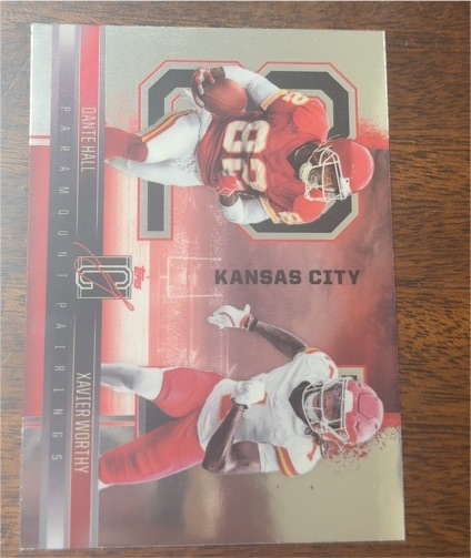2024 Topps Signature Class Paramount Pairings #PP-17 Dante Hall & Xavier Worthy — front