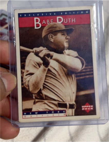 1995 Upper Deck Sonic/Coca-Cola Exclusive Edition #3 Babe Ruth — front
