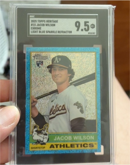 2025 Topps Heritage #15 Jacob Wilson — front