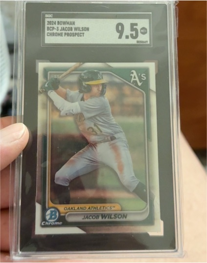 2024 Bowman Chrome Prospects #BCP-3 Jacob Wilson — front
