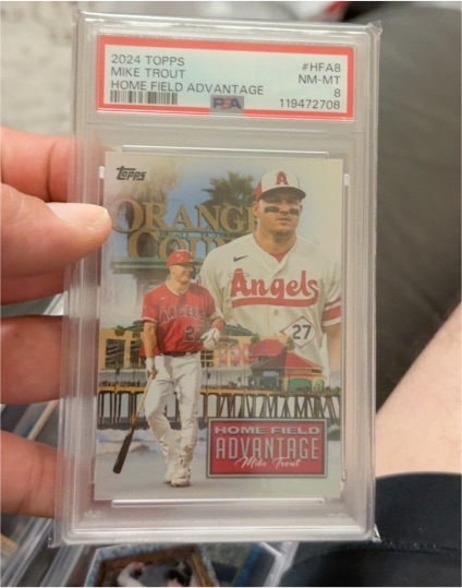 2024 Topps Series 1 Home Field Advantage #HFA-8 Mike Trout — front