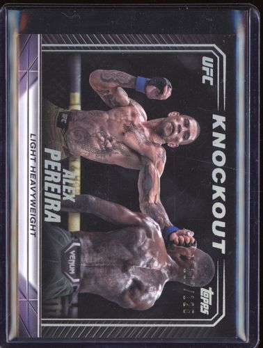 2024 Topps UFC Knockout #29 Alex Pereira Silver — front