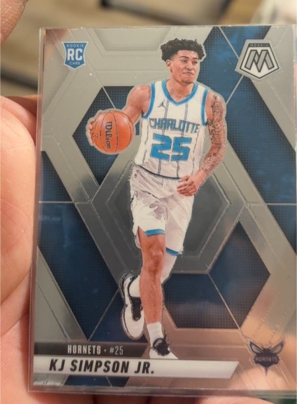 2024-25 Panini Mosaic #239 KJ Simpson Jr. — front