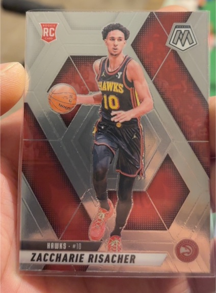 2024-25 Panini Mosaic #213 Zaccharie Risacher — front