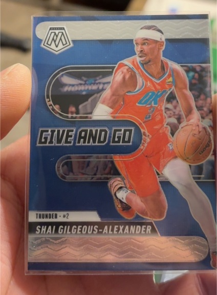 2024-25 Panini Mosaic #2 Shai Gilgeous-Alexander Give and Go — front