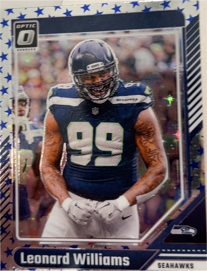 2024 Panini Donruss Optic #182 Leonard Williams Seattle Seahawks — front