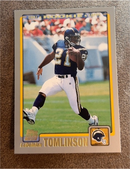 2001 Topps #350 LaDainian Tomlinson — front