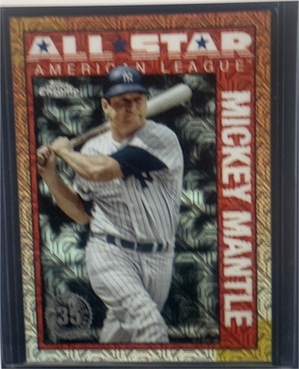 2025 Topps Chrome All Star Mojo #90ASC-43 Mickey Mantle — front