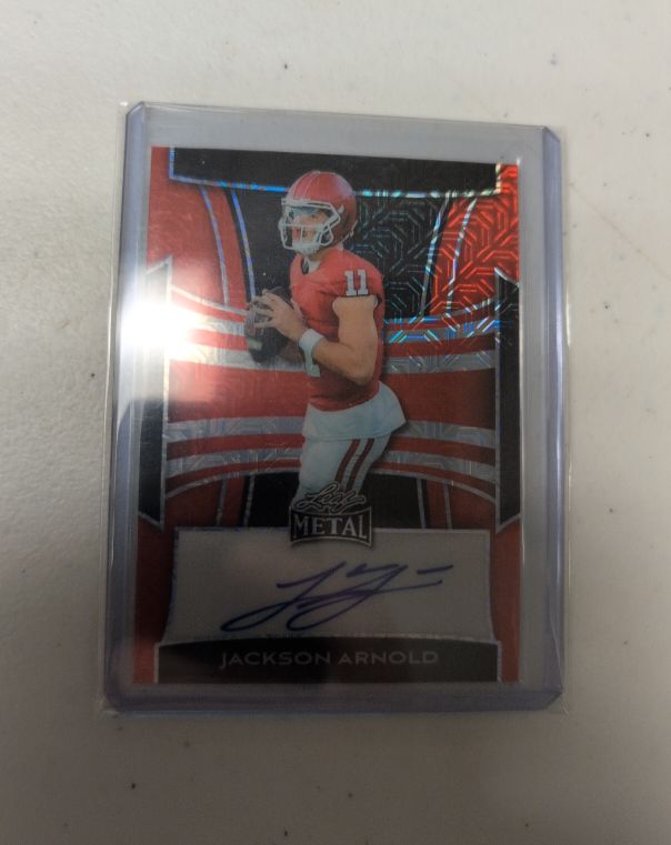 2025 Leaf Metal # Jackson Arnold — front