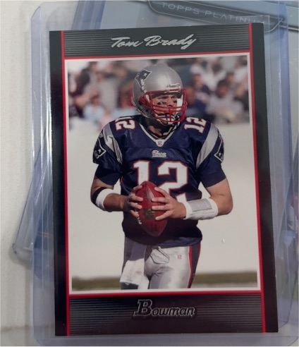 2007 Bowman #14 Tom Brady — front