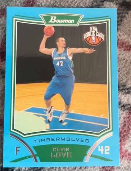 2008 Bowman #115 Kevin Love — front