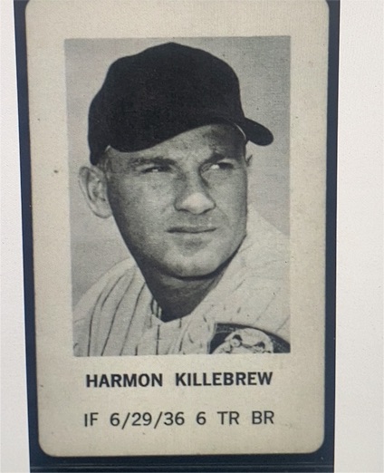 1969 Milton Bradley #145 Harmon Killebrew — front