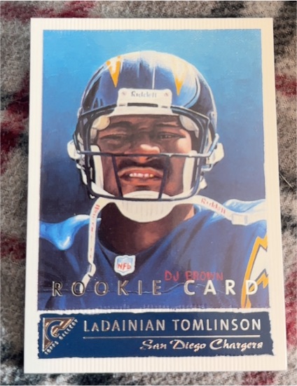 2001 Topps Gallery #103 LaDainian Tomlinson Rookie — front