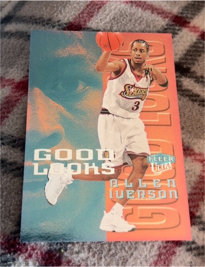 1999-00 Fleer Ultra #9 Allen Iverson Good Looks — front