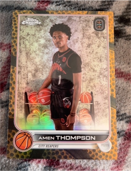 2022-23 Topps Chrome Overtime Elite #1 Amen Thompson — front