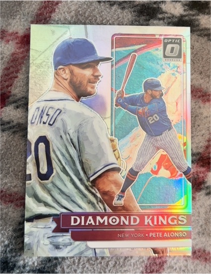 2022 Donruss Optic Diamond Kings #18 Pete Alonso — front
