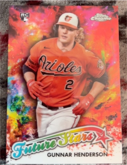 2023 Topps Chrome Update #FSU-17 Gunnar Henderson Future Stars — front