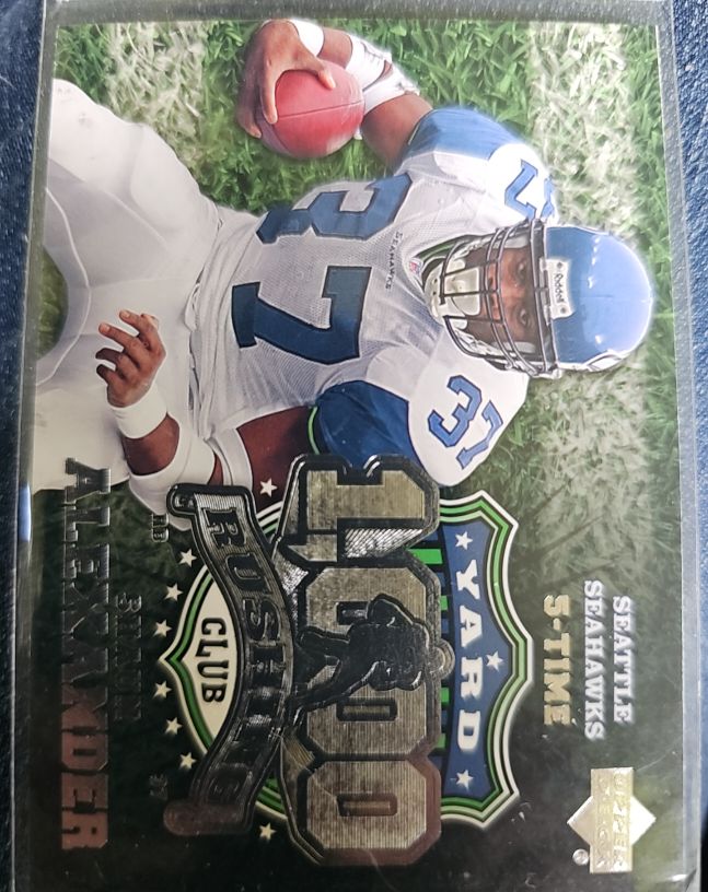 2006 Upper Deck 1000 Yard Rushing Club #1KR-SA Shaun Alexander — front