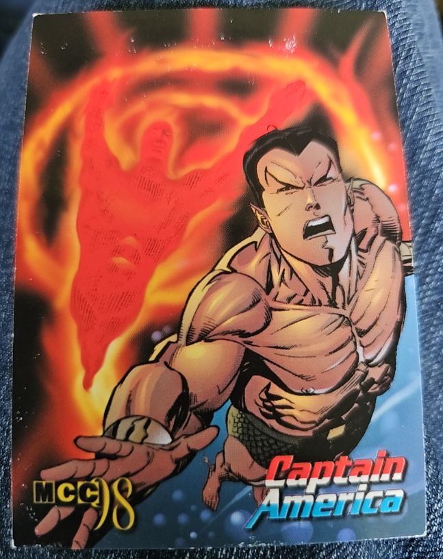 1998 Marvel Creators Collection #37 Namor & Human Torch — front