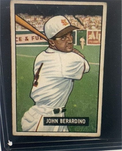 1951 Bowman #245 John Berardino — front