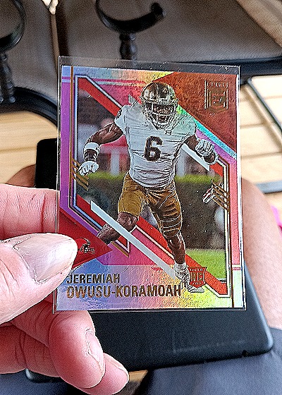 2021 Panini Donruss Elite #161 Jeremiah Owusu-Koramoah — front