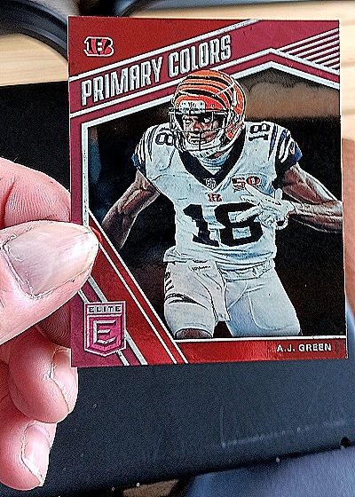 2023 Panini Elite Primary Colors A.J. Green — front