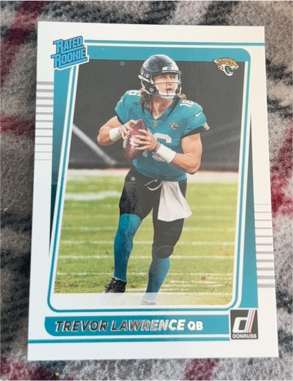 2021 Donruss #251 Trevor Lawrence Rated Rookie — front