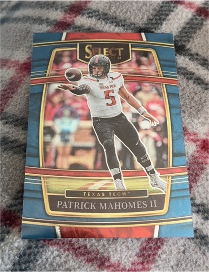 2022 Panini Select Draft Picks Concourse #26 Patrick Mahomes II Texas Tech — front
