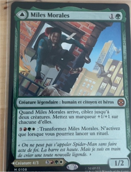 2023 Magic: The Gathering #108 Miles Morales — front
