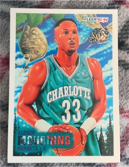 1993-94 Fleer #234 Alonzo Mourning — front