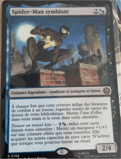 2023 Marvel's Spider-Man #R 0156 Symbiote Spider-Man — front