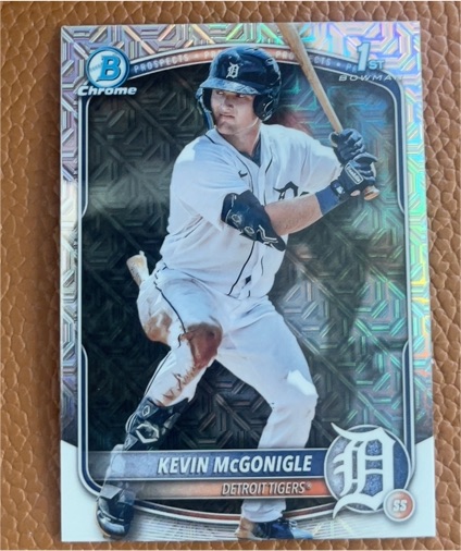 2025 Bowman Chrome #BCP-79 Kevin McGonigle — front