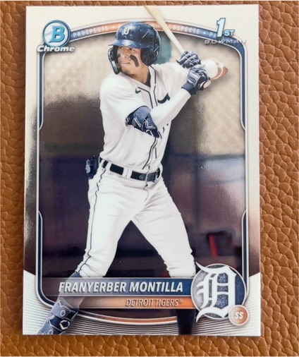 2025 Bowman Chrome #BCP-5 Franyerber Montilla — front