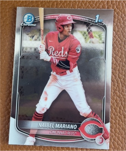 2025 Bowman Chrome #BCP-99 Naibel Mariano — front