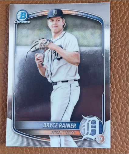 2025 Bowman Chrome Prospects #BCP-49 Bryce Rainer — front