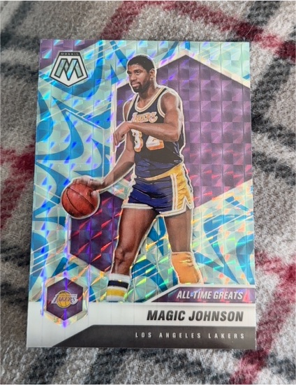 2020-21 Panini Mosaic #288 Magic Johnson — front