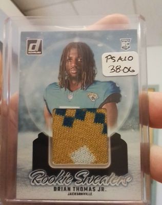 2024 Donruss Rookie Holiday Sweater #RHS-BTH Brian Thomas Jr. — front