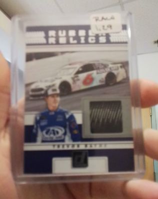 2018 Panini Donruss Racing Rubber Relics #RR-BK Brad Keselowski — front