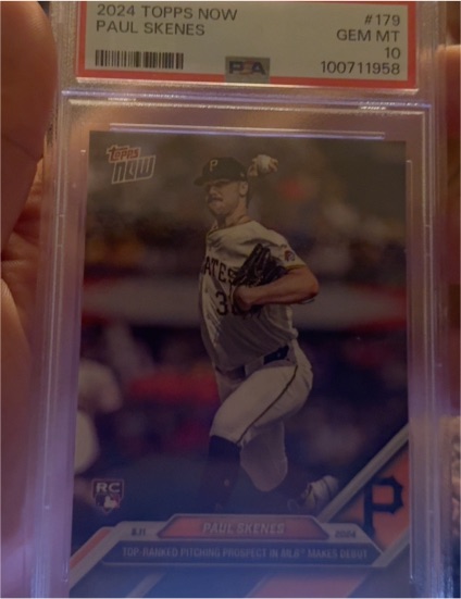 2024 Topps Now #179 Paul Skenes — front