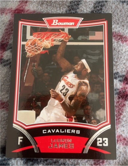 2008-09 Bowman #3 LeBron James — front