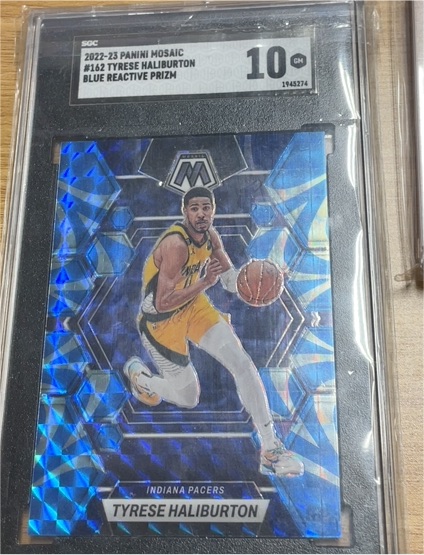 2022-23 Panini Mosaic #162 Tyrese Haliburton — front