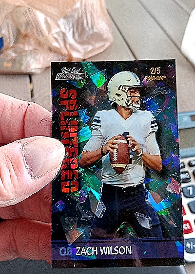 2021 Wild Card #2/5 Zach Wilson — front